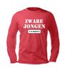 foto 3 zware jongens t-shirt lange mouw