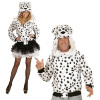 foto 1 Dalmatier vest met capuchon volwassen hoodie