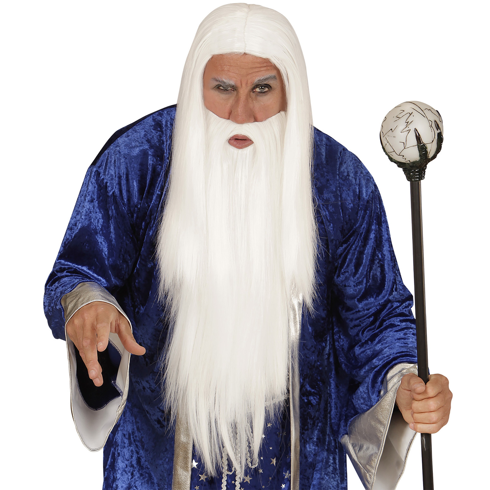 De ultieme magier baard de lange witte baard van de tovenaar