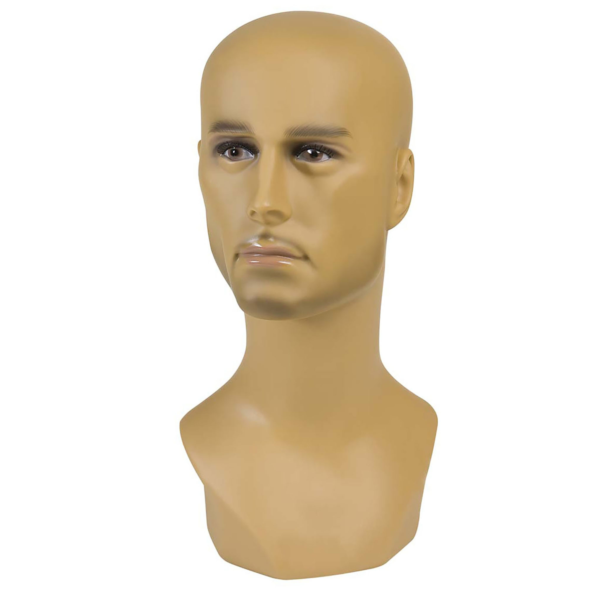 display hoofd halfbloed man 40cm