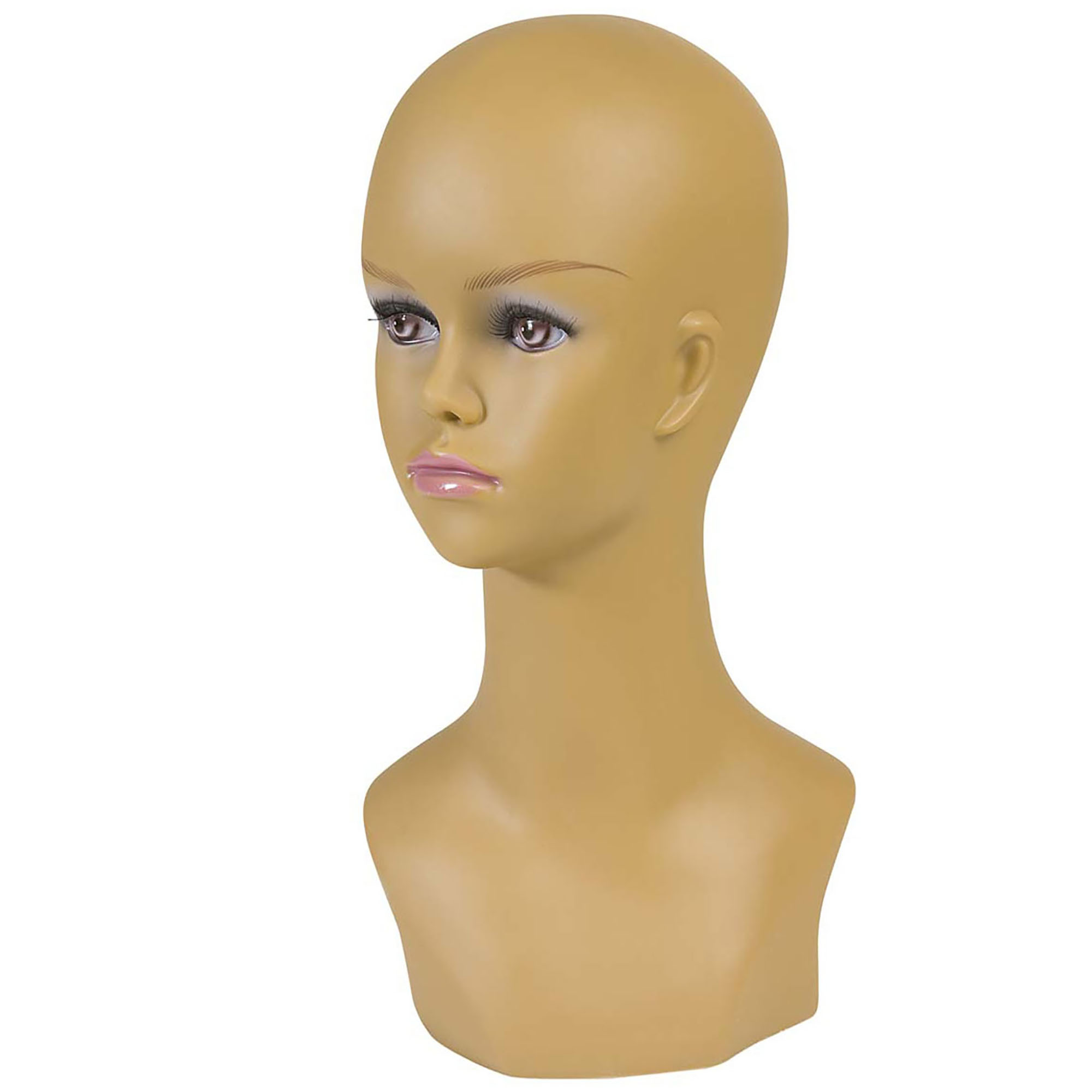 display hoofd halfbloed vrouw 40cm