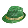 foto 1 fedora deuk hoed met pailletten st patrick