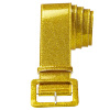 Gouden glitter riem 120 cm de perfecte finishing touch voor jouw glitter outfit