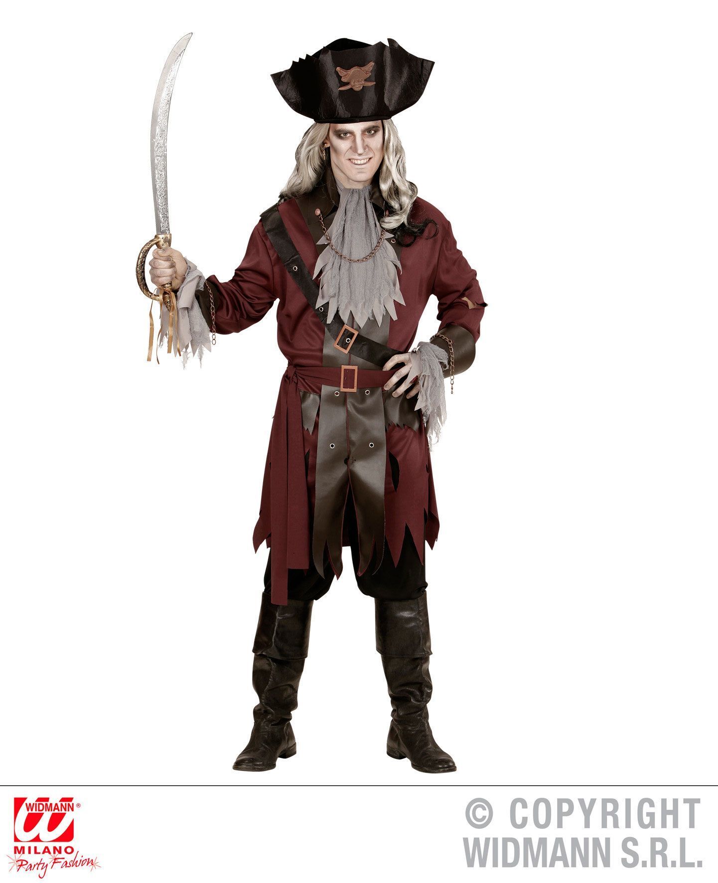 kapitein spook piraten kostuum heren