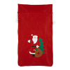 foto 2 Maak de feestdagen compleet met een grote kerstman zak  rood 60 x 100 cm perfect voor cadeautjes en decoratie