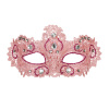 foto 1 oogmasker, adelijk rose met glitters en stenen