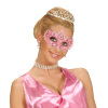 foto 3 oogmasker, adelijk rose met glitters en stenen