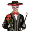 foto 3 oogmasker dia de los muertos zwart met paars