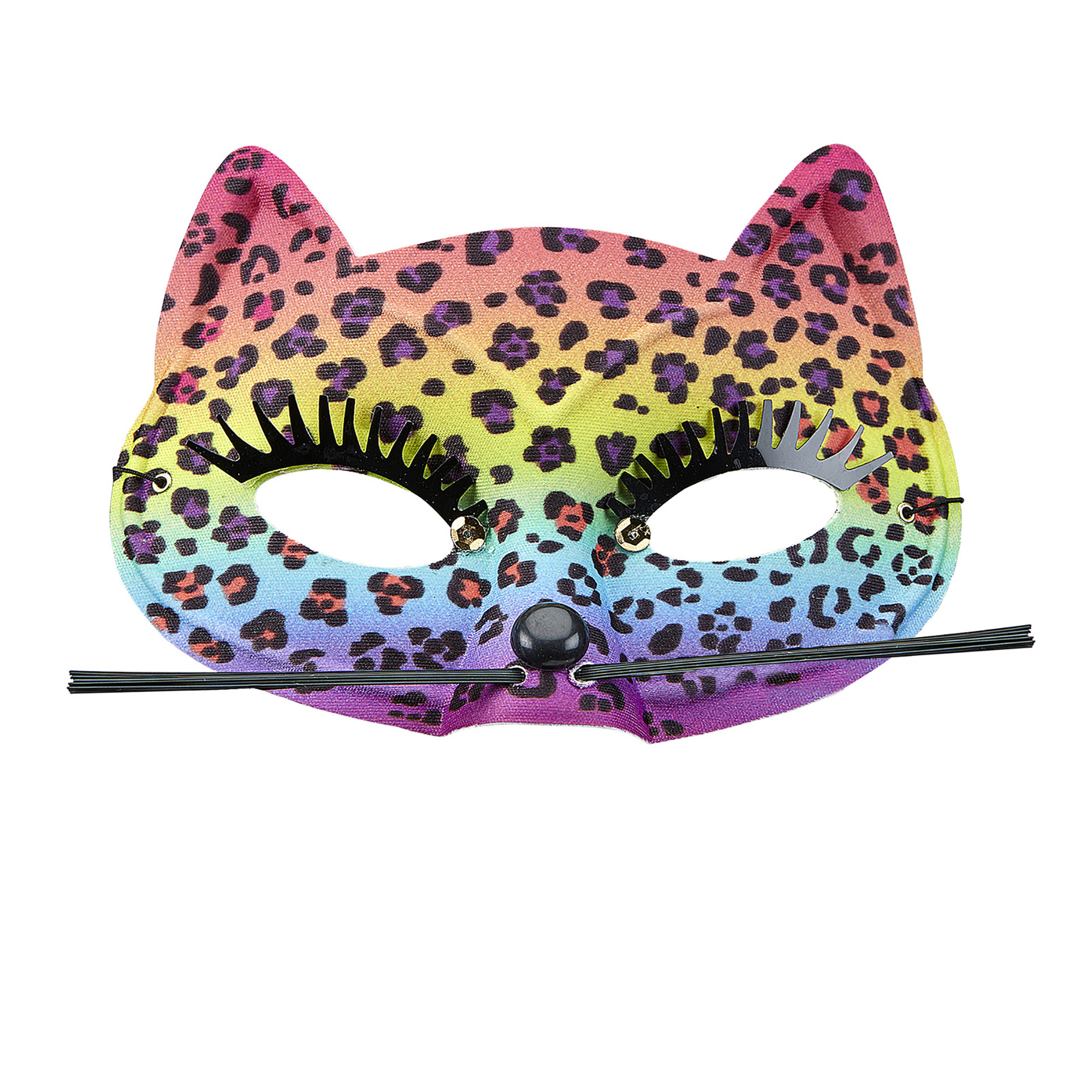 oogmasker luipaard regenboog