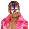foto 3 oogmasker regenboog kinloos metalic