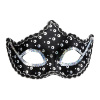 foto 1 oogmasker rialto zwart met pailletten