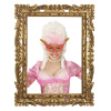 foto 4 oogmasker rose met goud en veren