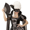 foto 3 oogmasker venetie zwart met veren