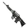 opblaasbaar machinegeweer, 90cm