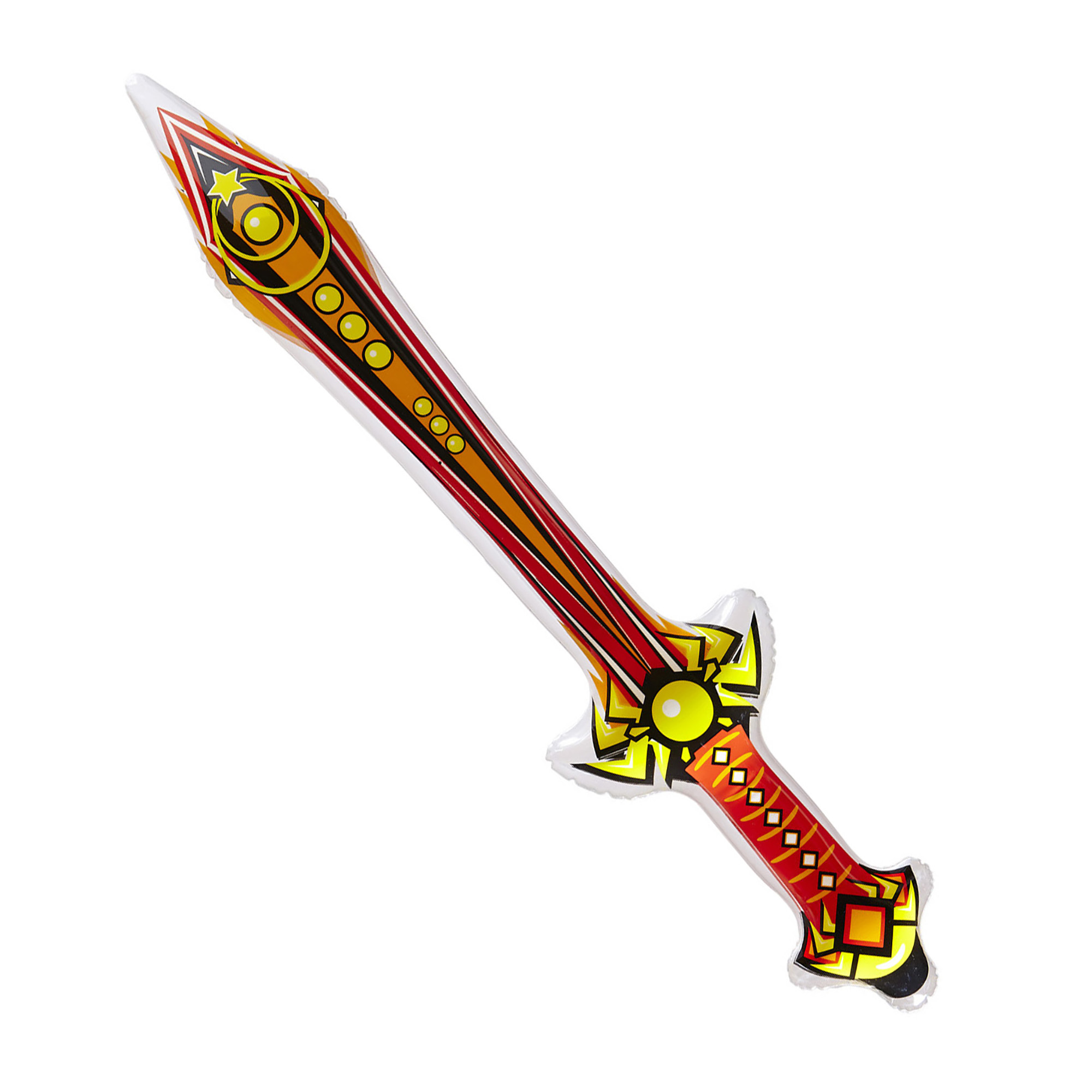 opblaasbaar magisch zwaard, rood, 70cm