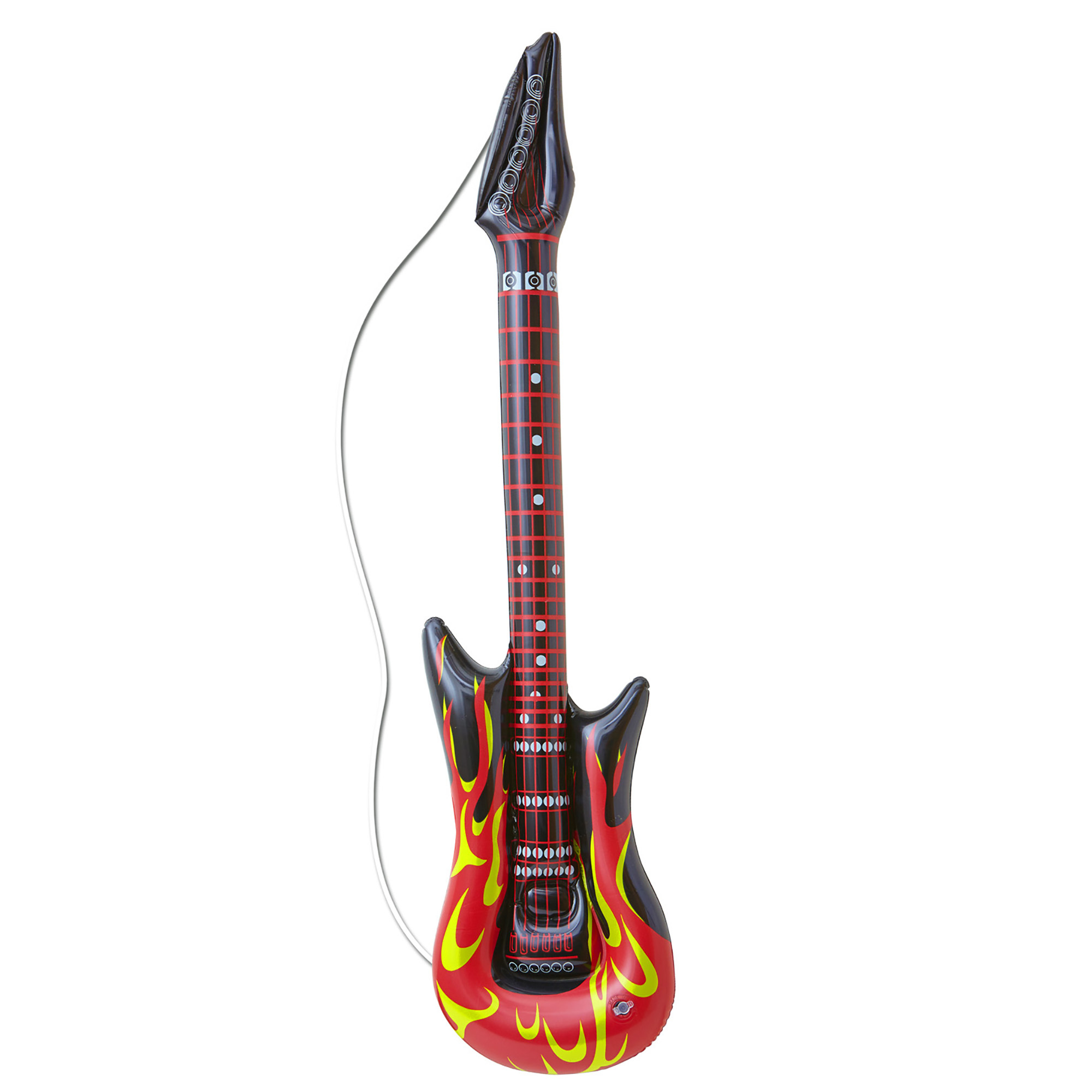 opblaasbare gitaar, met vlammen, 105cm