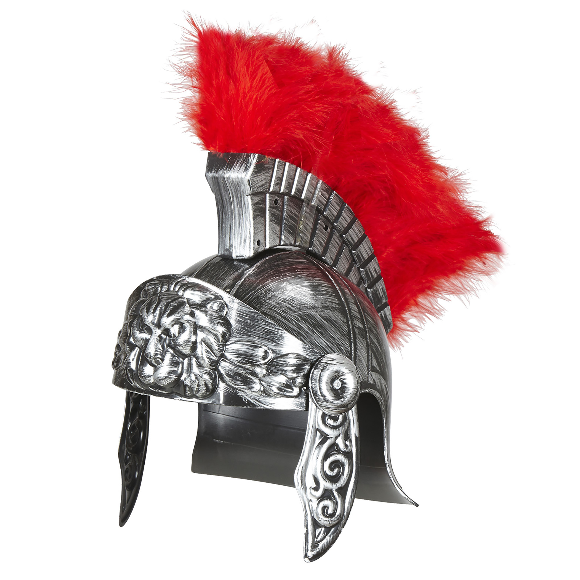 ouderwetse romeinse helm, zilver