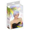 foto 2 pruik, melange fashion blauw met paars