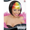 foto 2 pruik, rave regenboog