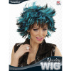 foto 2 pruik, steamy zwart met blauw