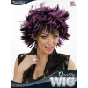foto 2 pruik, steamy zwart met paars