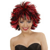 foto 3 pruik, steamy zwart met rood