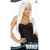 foto 2 pruik glamour wit lang haar