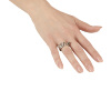 foto 2 ring zilver met 3 nagels