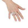 foto 2 ring zilver met nagels