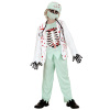 Scary zombie dokter kostuum kind