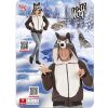 foto 2 wolf wolven vest hoodie volwassen kostuum