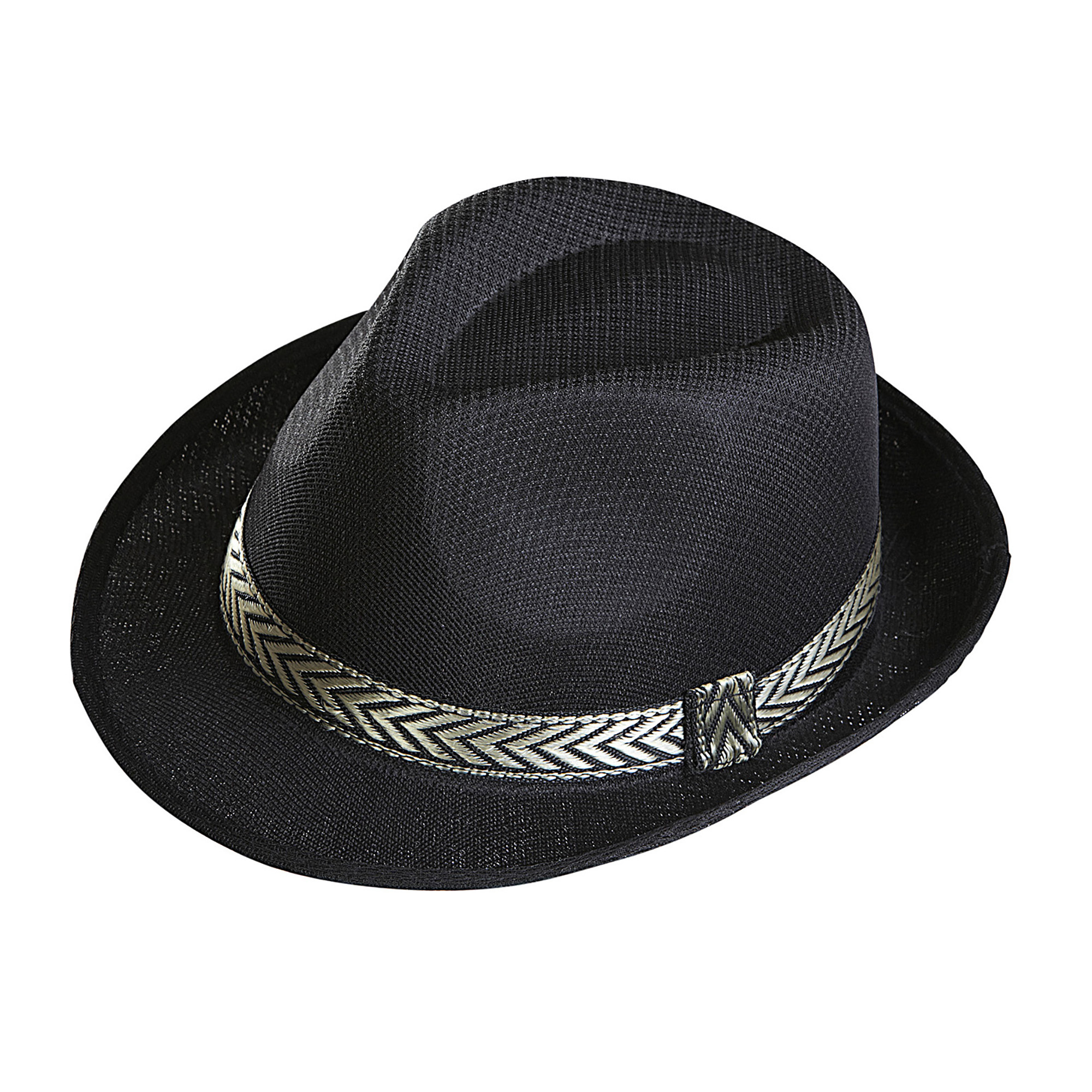 zwarte fedora panama