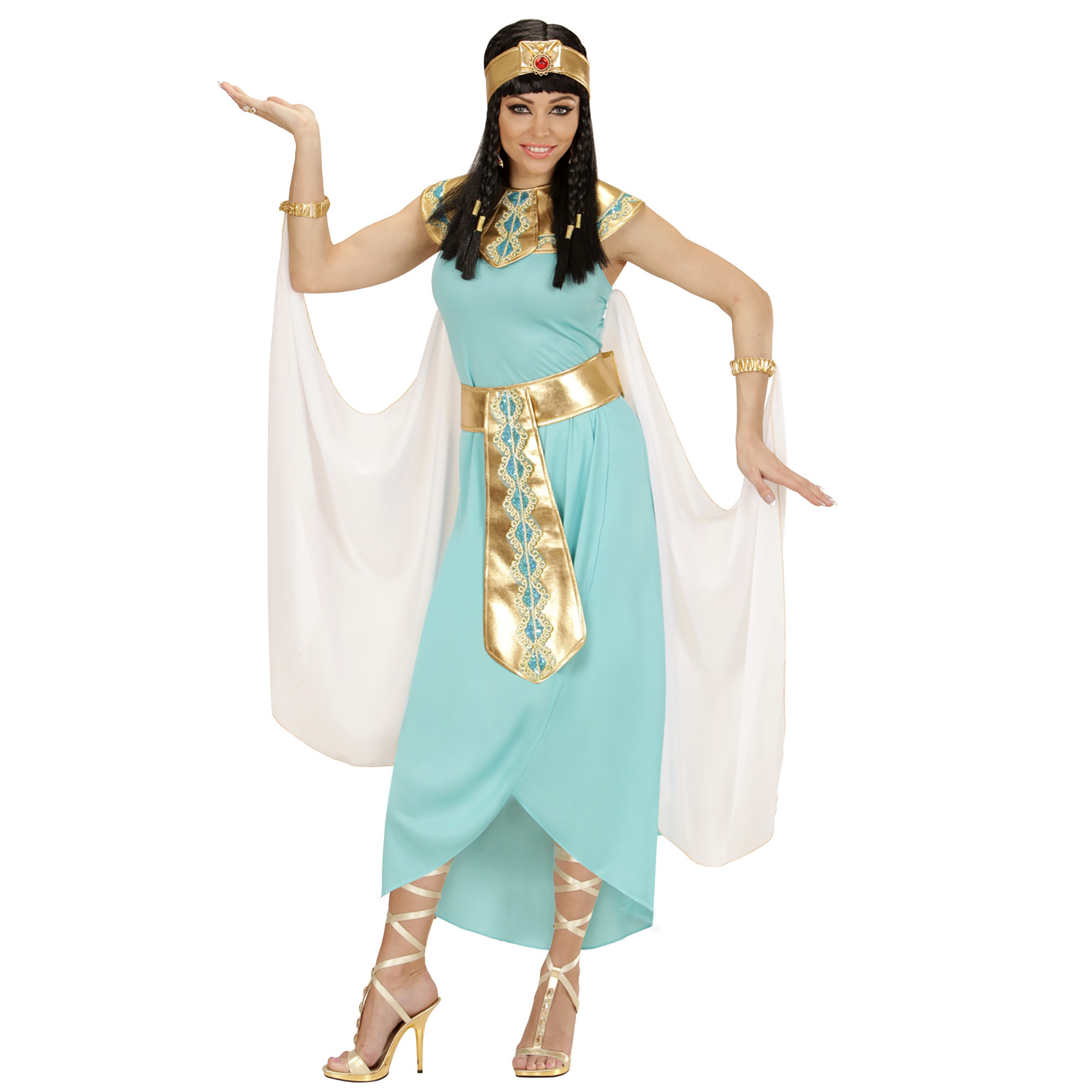 egyptische koningin dames kostuum