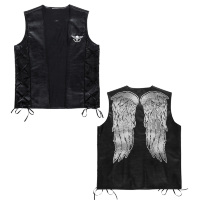 Lederlook vest west coast riders biker Lederlook vest west coast riders biker