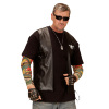 foto 3 lederlook vest west coast riders biker