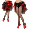foto 1 omslagrok burlesque zwart met rood