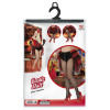 foto 2 omslagrok burlesque zwart met rood