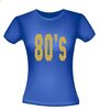 foto 6 80 ties shirt disco t-shirt korte mouw glitter goud