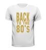 foto 13 back to the 80ties t-shirt korte mouw glitter goud