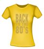 foto 16 back to the 80ties t-shirt korte mouw glitter goud