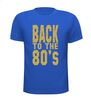 foto 5 back to the 80ties t-shirt korte mouw glitter goud