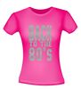 foto 12 back to the 80ties t-shirt korte mouw glitter zilver