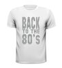 foto 13 back to the 80ties t-shirt korte mouw glitter zilver