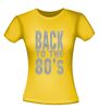 foto 16 back to the 80ties t-shirt korte mouw glitter zilver