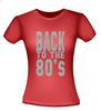 foto 8 back to the 80ties t-shirt korte mouw glitter zilver