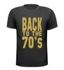 foto 1 back to the 70ties t-shirt korte mouw glitter goud