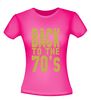 foto 12 back to the 70ties t-shirt korte mouw glitter goud