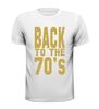 foto 13 back to the 70ties t-shirt korte mouw glitter goud