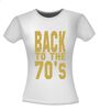 foto 14 back to the 70ties t-shirt korte mouw glitter goud