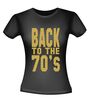 foto 2 back to the 70ties t-shirt korte mouw glitter goud